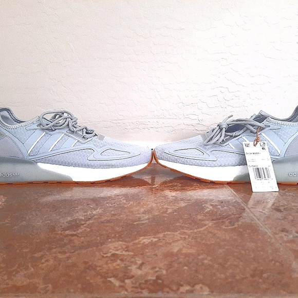 Adidas 'ZX 2K Boost' size 9 men's. Color: Gray. Condition: New w/ tags - Picture 7 of 10
